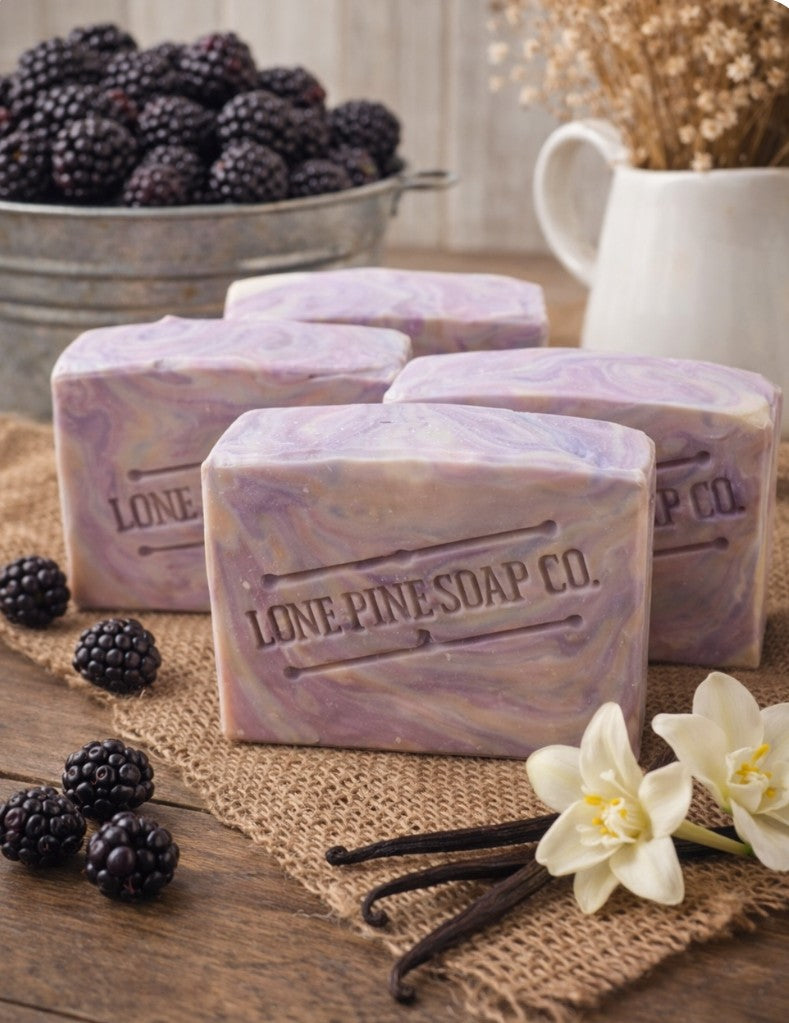 Artisan Luxury Farmhouse Black Raspberry Vanilla Goat Milk Soap