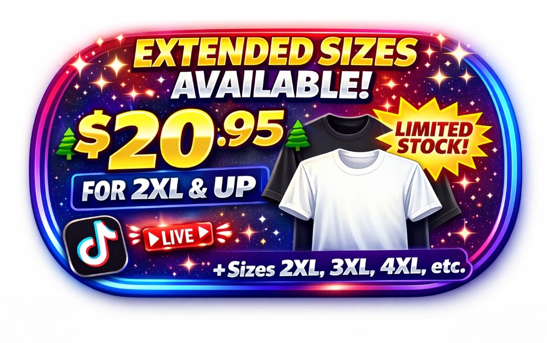 T-Shirts Size 2XL and up